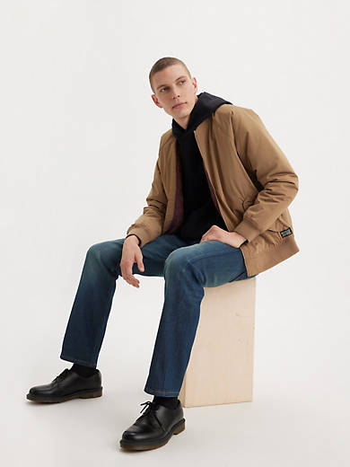 

514 Прямые мужские джинсы Levi's Flex, цвет Burch - Dark Wash - Stretch