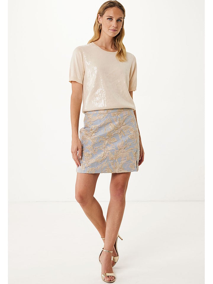 

Mexx Юбка светло-голубого/песочного цвета