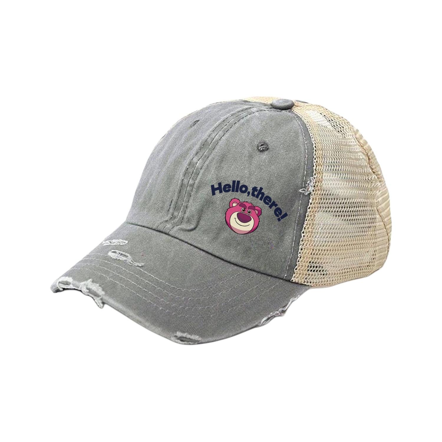 

Disney Бейсболка хлопковая унисекс серии Strawberry Bear, Gray