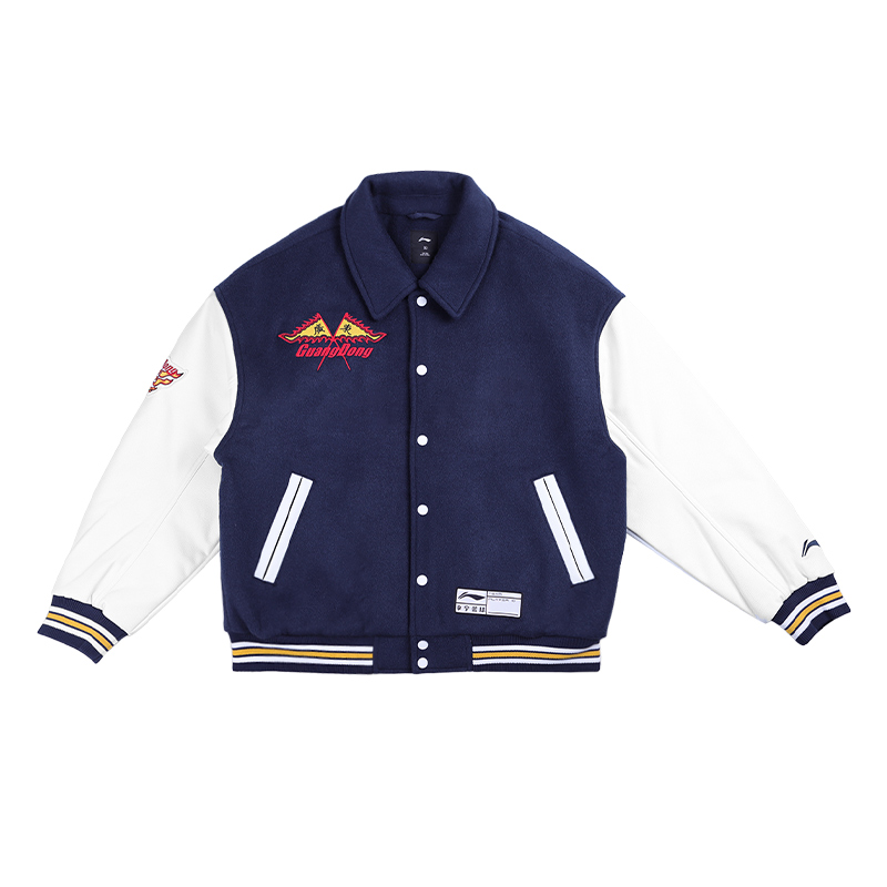 

LINING Профессиональная баскетбольная куртка унисекс Guangdong Blue, Guangdong Blue