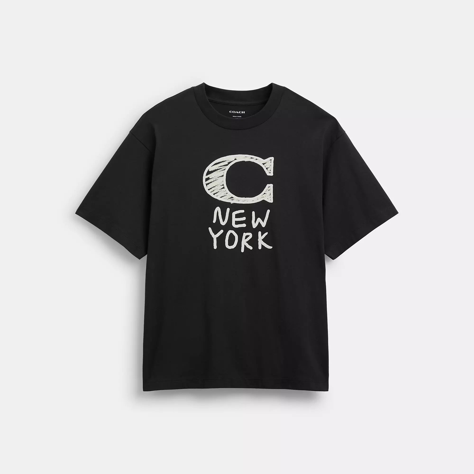 

Футболка с фирменной надписью Coach Outlet, черный