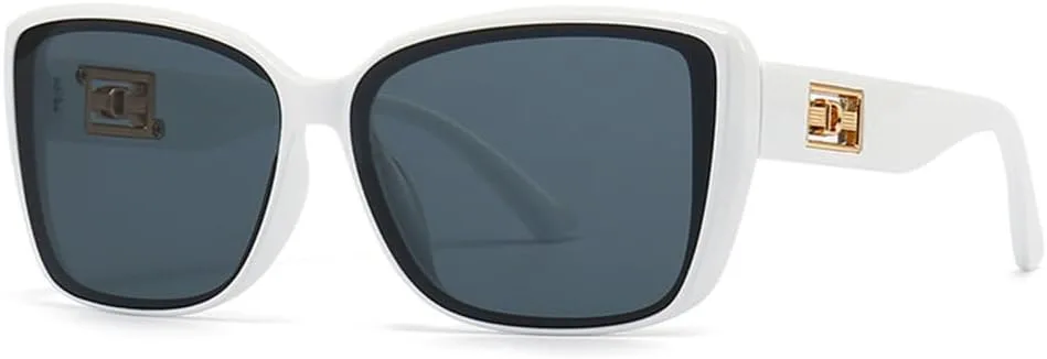 

Винтажные солнцезащитные очки «кошачий глаз» для женщин, ретро-панк, овальные солнцезащитные очки с полой металлической оправой для активного отдыха HDUBFY, C6