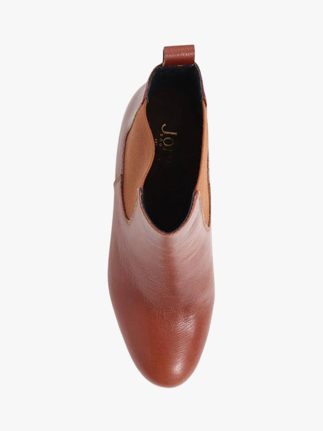Ботильоны из кожи kalista на высоком каблуке Jones Bootmaker, желто-коричневый — фото 4