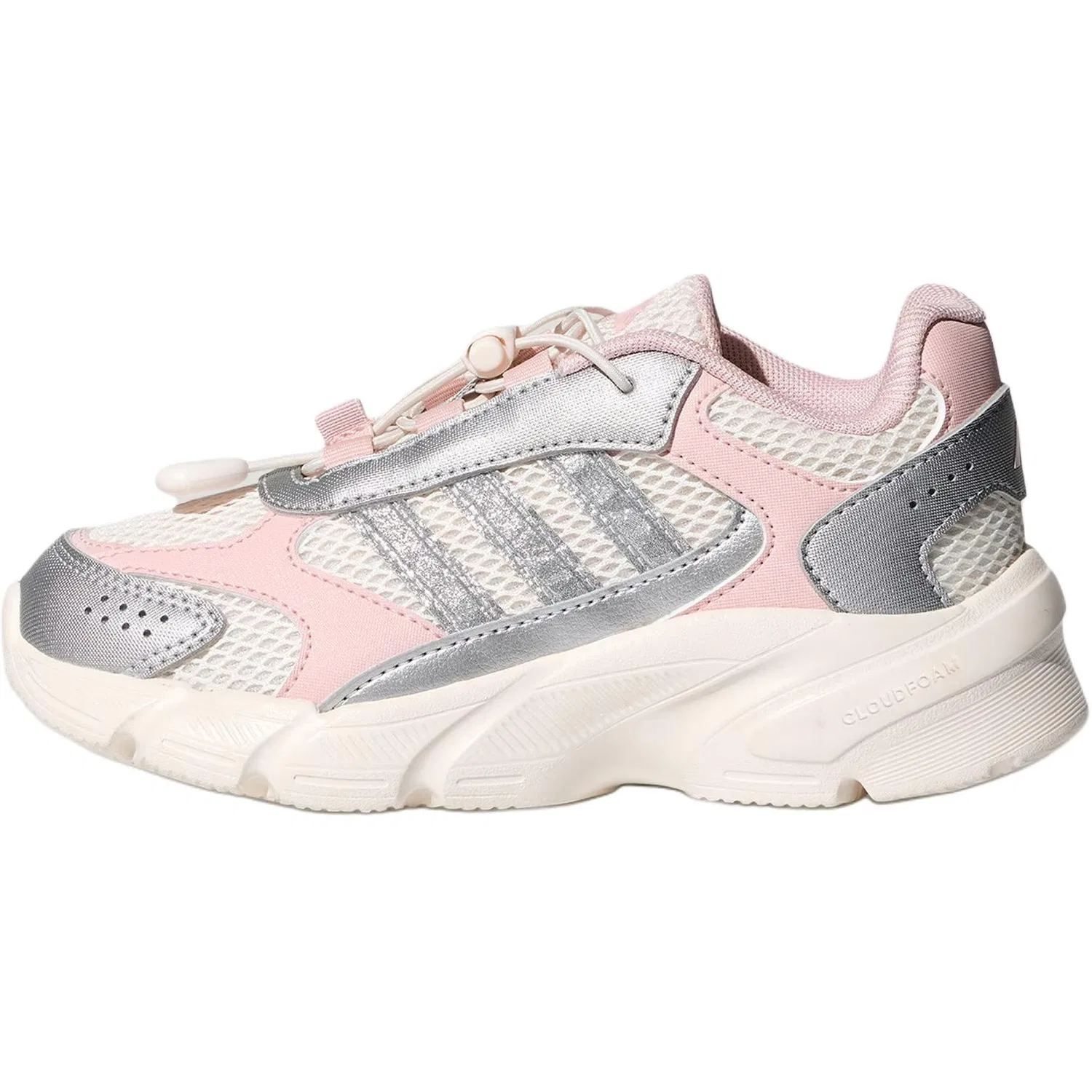 Кроссовки CRAZYCHAOS 2000 Low top Casual Shoes White Silver Pink детские Adidas