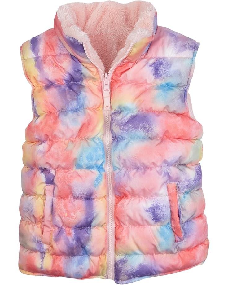 

Утепленный жилет Appaman Kids Reversible Puffy Vest, цвет Candy Cloud