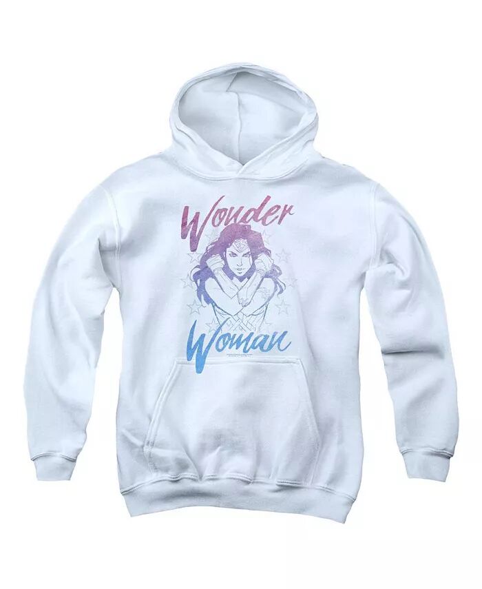 

Толстовка с капюшоном Movie Youth Retro Stance Wonder Woman, белый