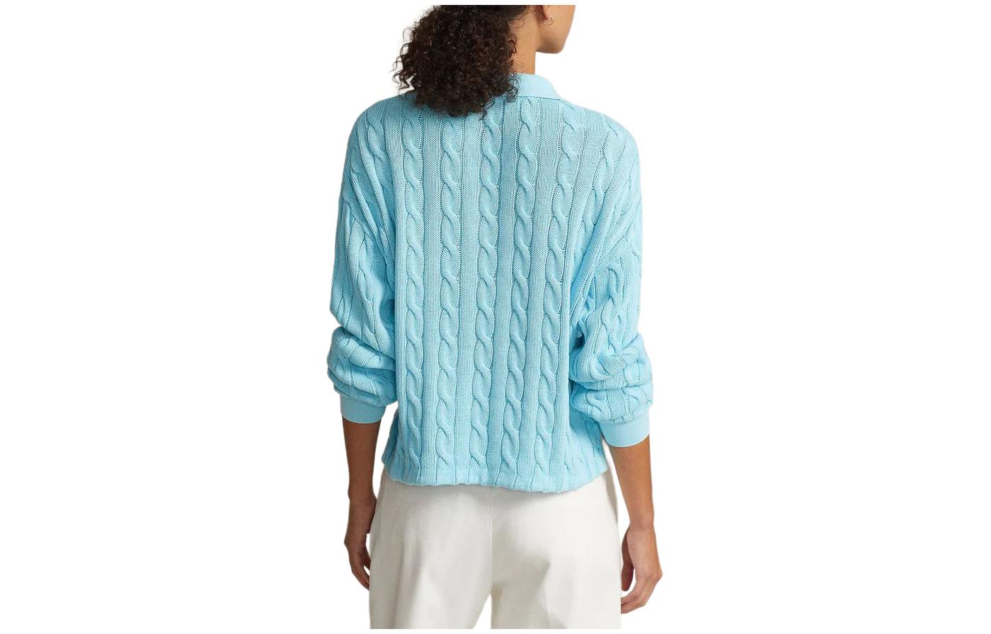 Свитер Women's Turquoise Polo Ralph Lauren, Turquoise — фото 4