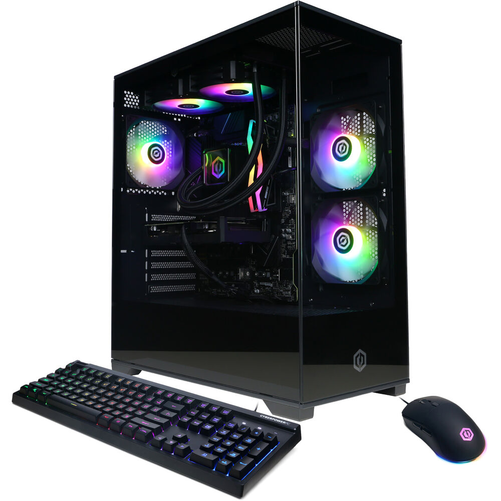 

Настольный компьютер CyberPowerPC Gamer Supreme Liquid Cool Desktop SLC11200CPG
