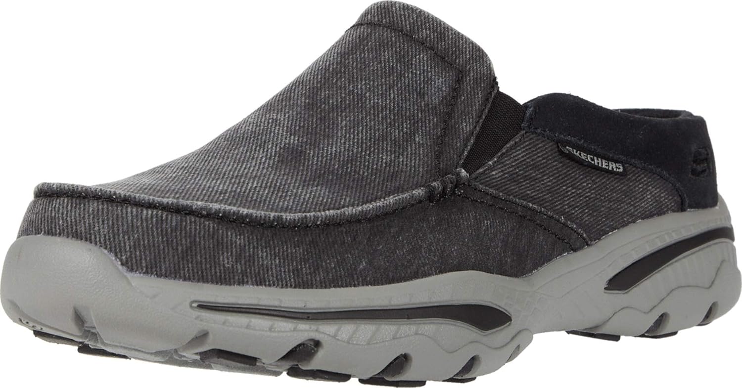 

Мужские слипоны Skechers Creston из канвы, черный