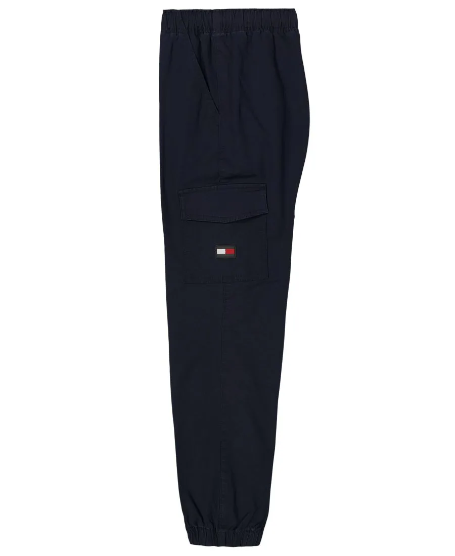 Детские брюки-карго на шнуровке, размер 8-20 Tommy Hilfiger, темно-синий blazer — фото 3