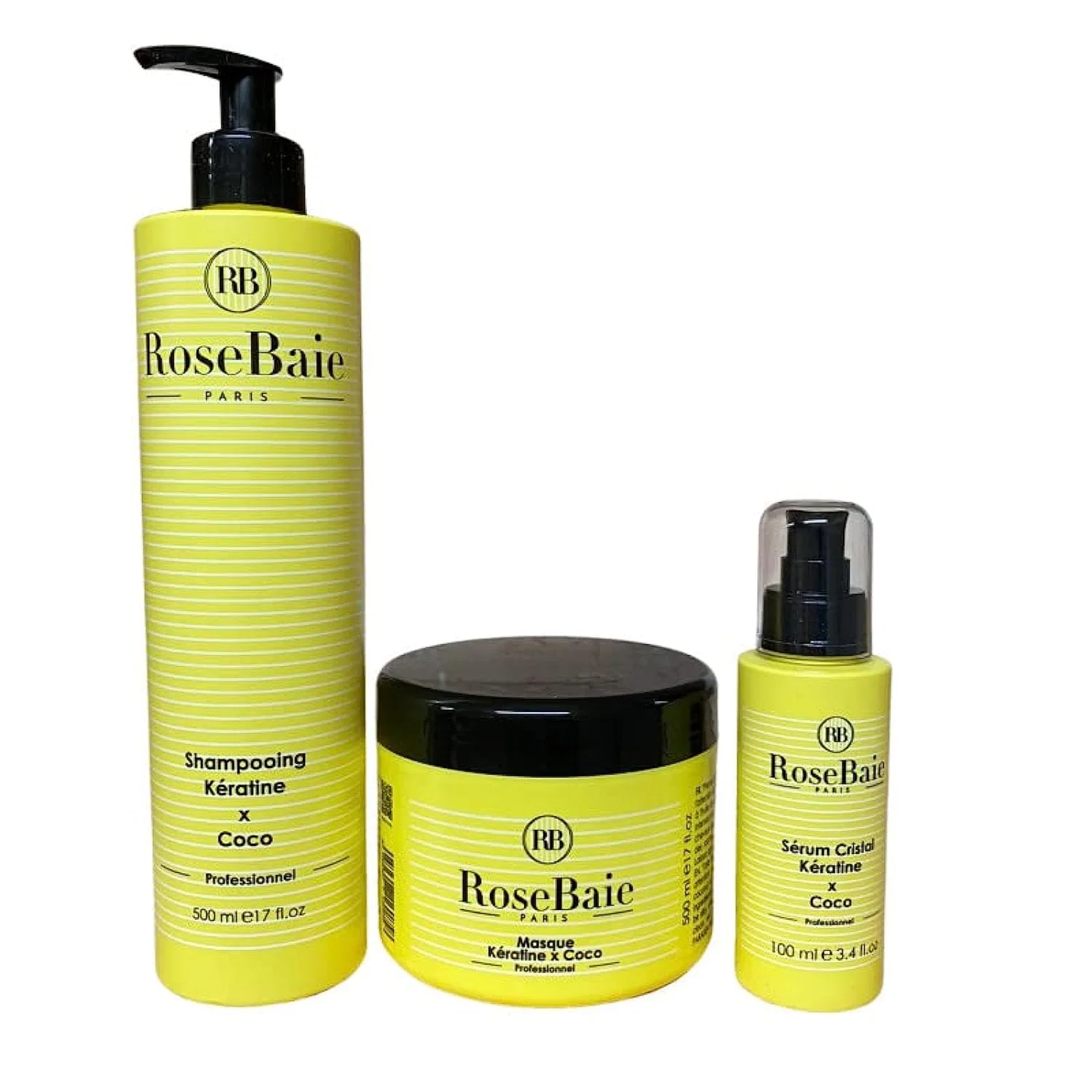 Набор из 3 средств для волос с кератином и кокосом «Keratin x Coco» от RoseBaie Rose Baie