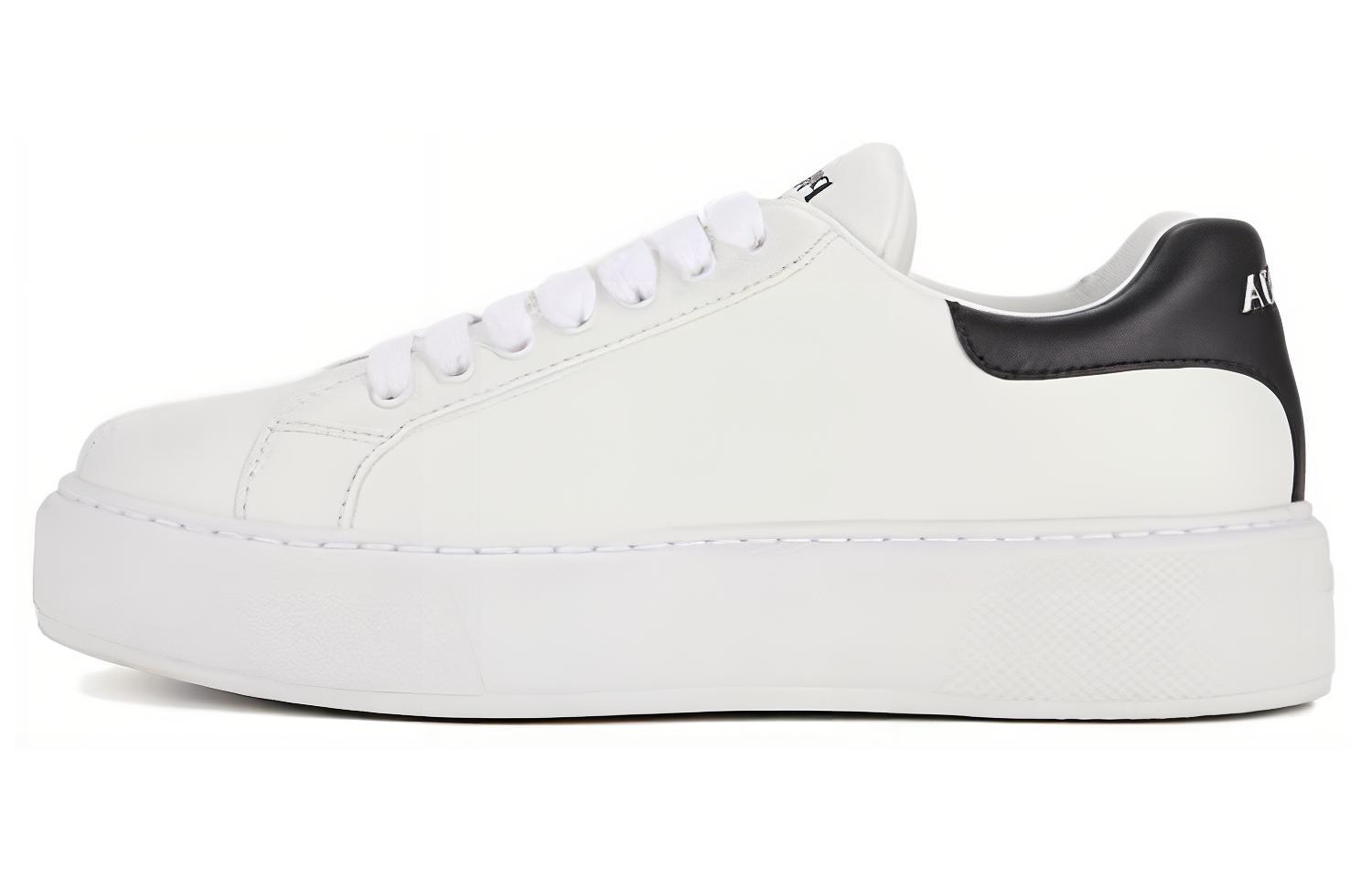 

Кожаная платформа 'White Black' PRADA