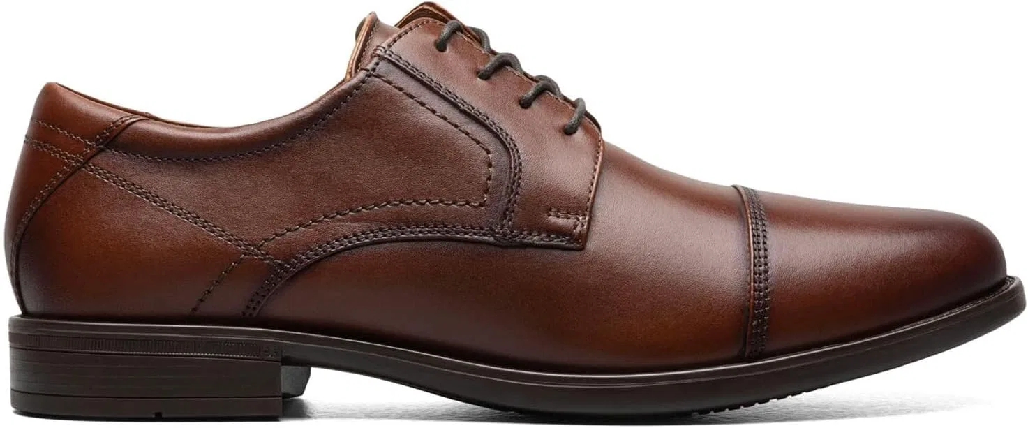 Мужские классические туфли Florsheim Medfield Cap Toe Oxford, черные — фото 2
