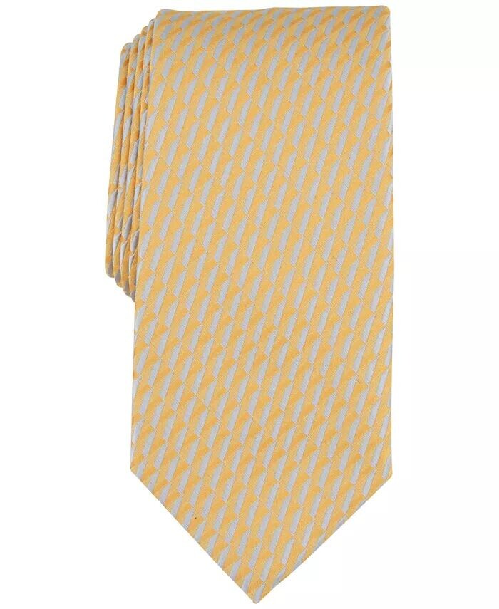 

Мужской галстук Spencer с геометрическим рисунком Perry Ellis, желтый