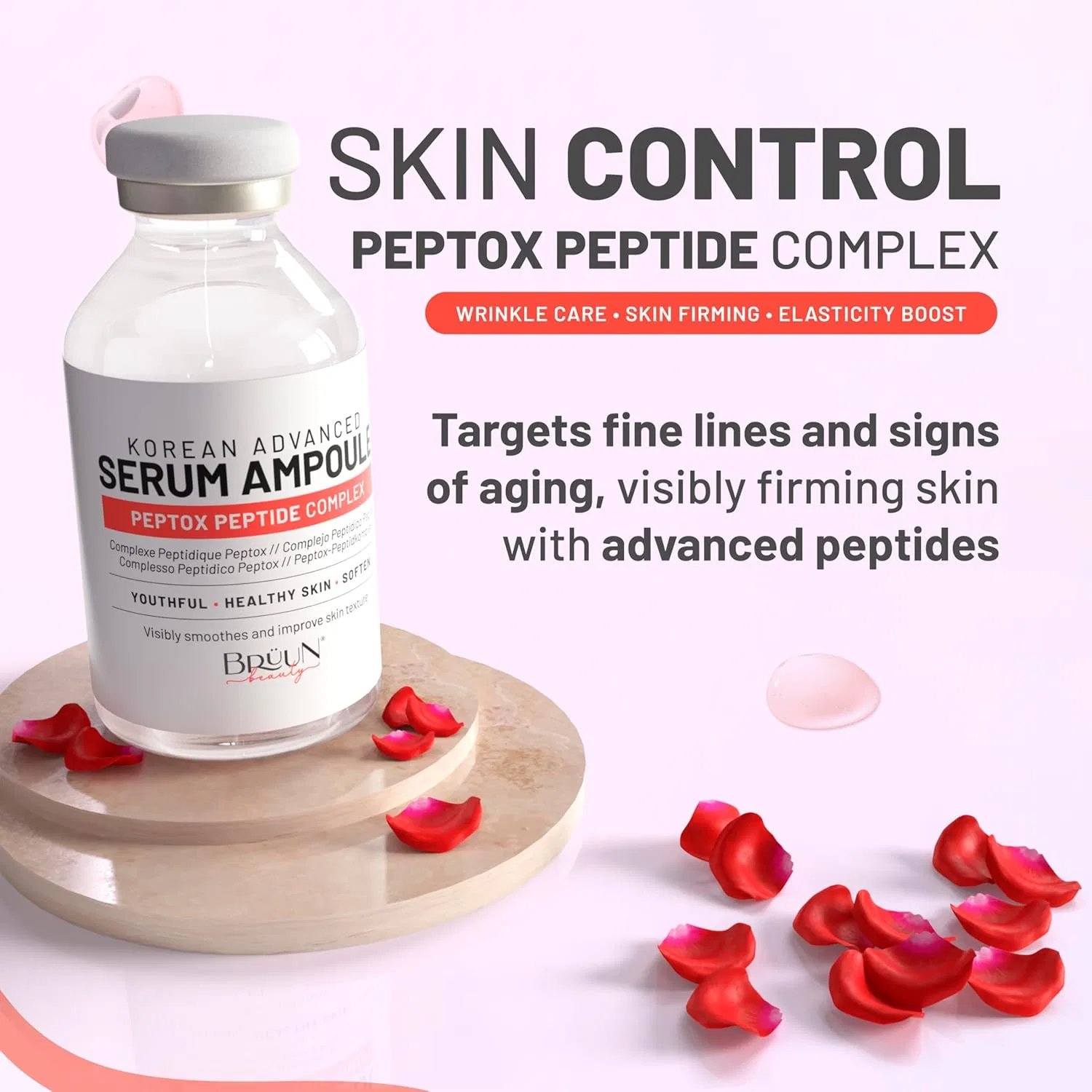 Сыворотка Brüun — Пептидная -ампула «Peptox Peptide Facial Serum Ampoule» от, 34.9 мл — фото 2