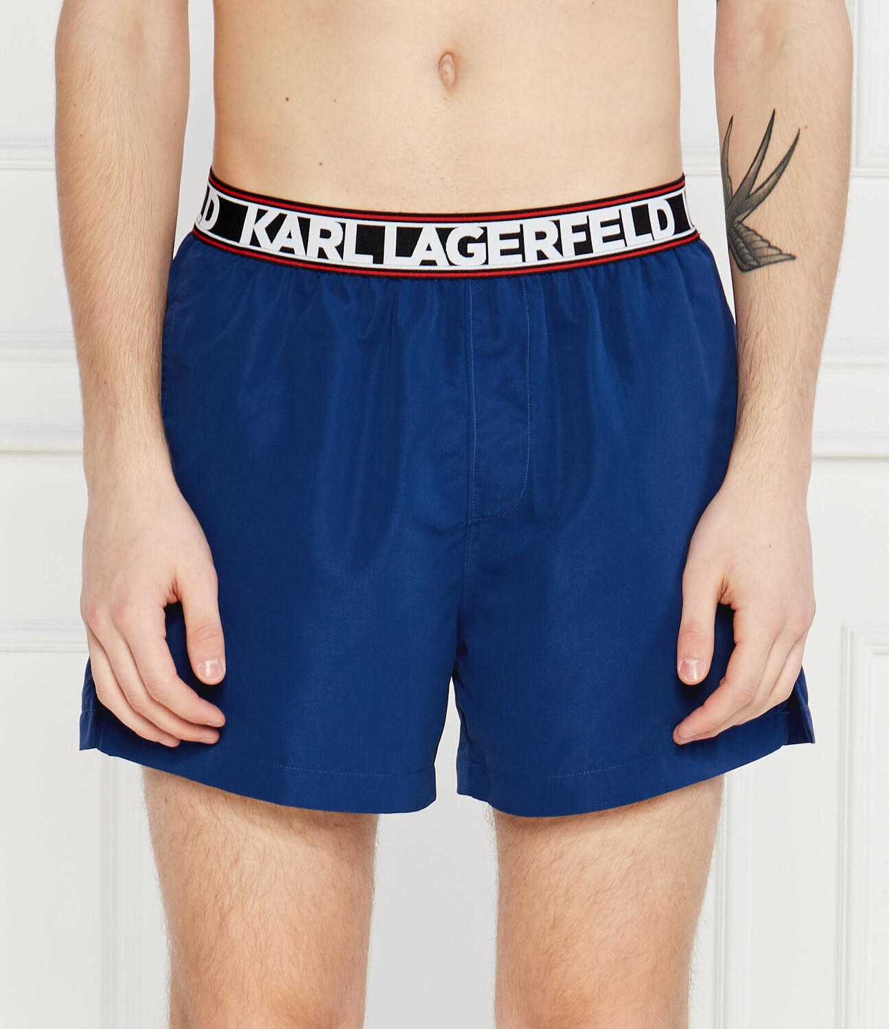 

Шорты для плавания Karl Lagerfeld Regular Fit, синий