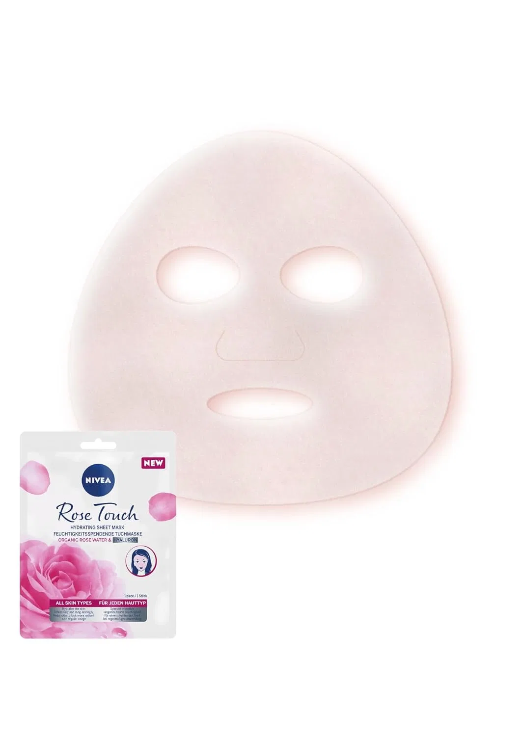 Увлажняющая тканевая маска «Rose Touch» от NIVEA (5 шт.) Nivea — фото 2