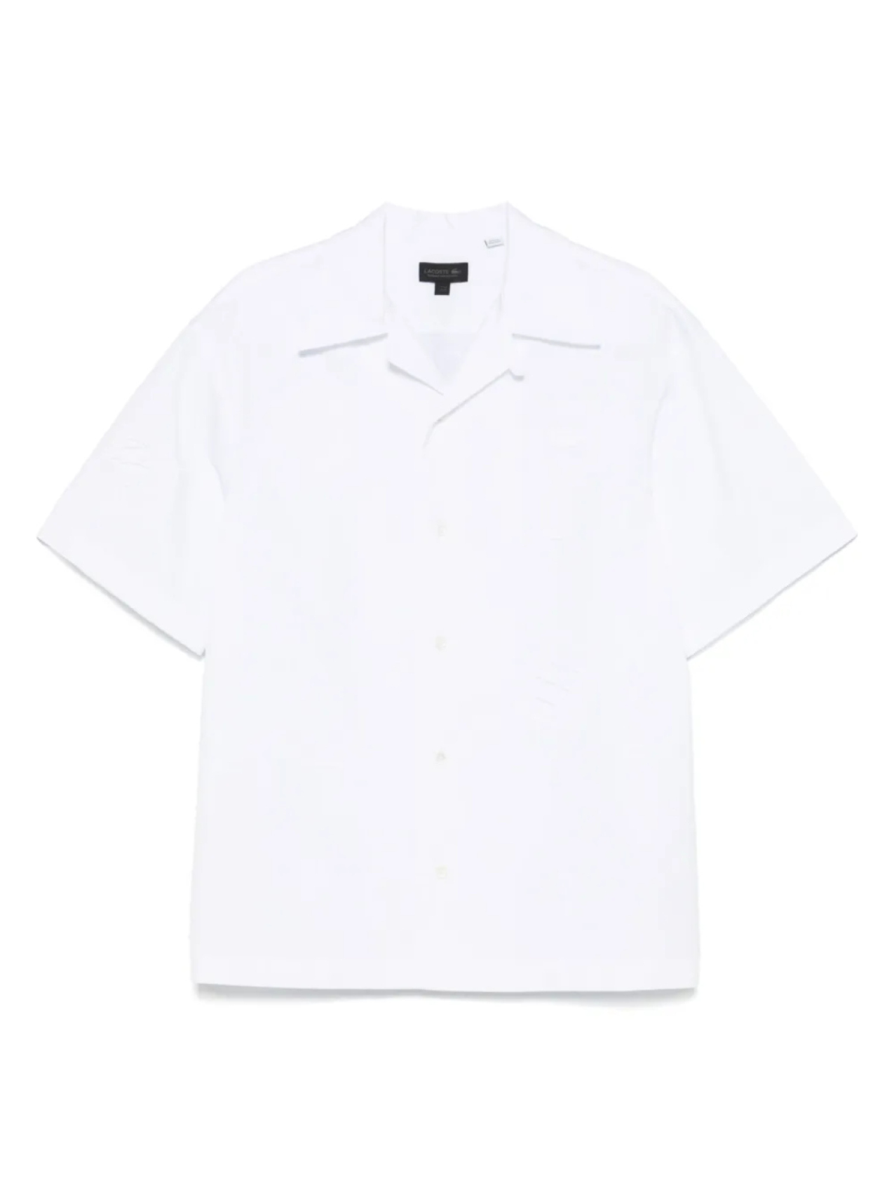 

Рубашка с нашивкой-логотипом Lacoste, белый