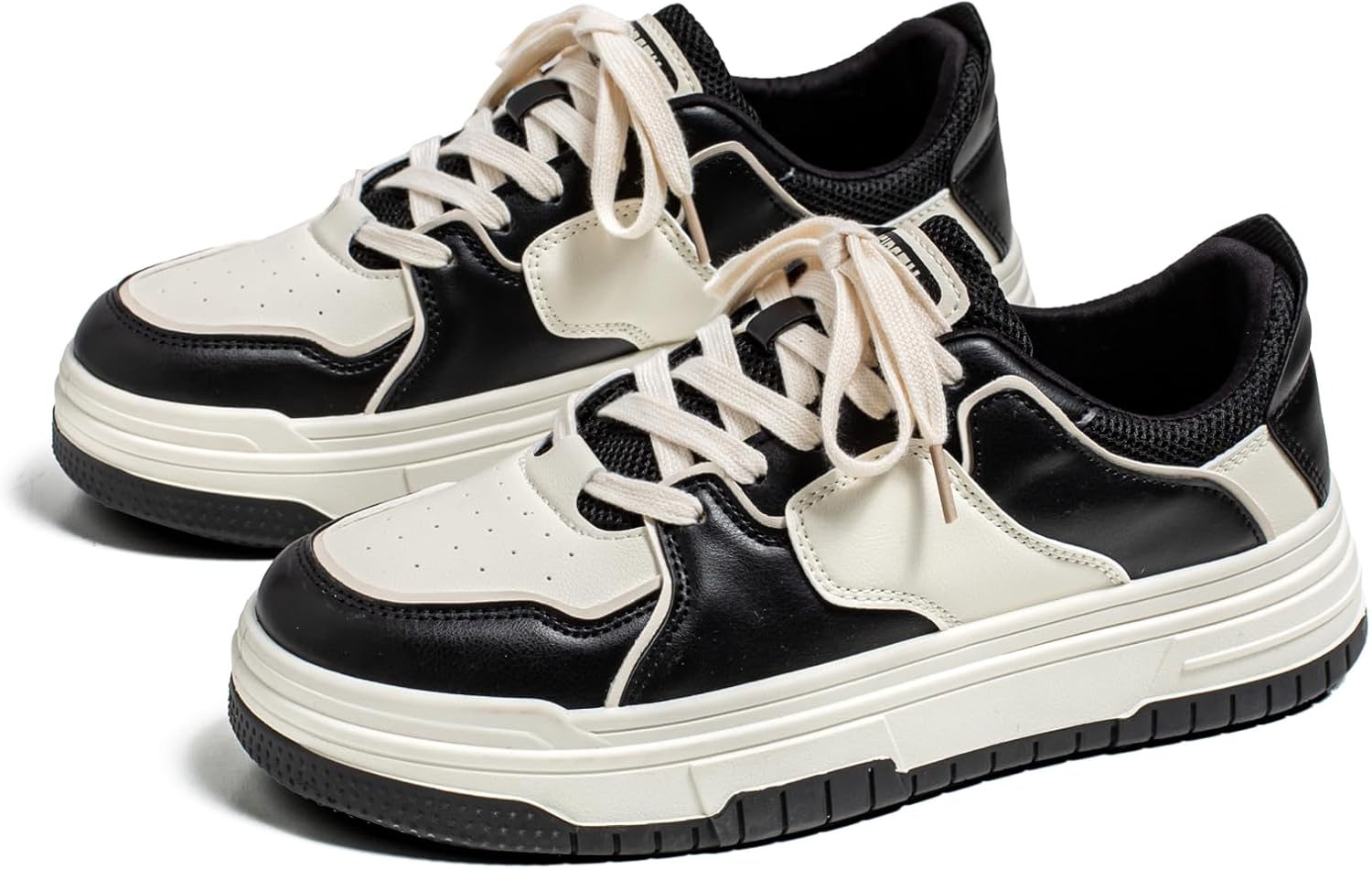 

Khwfjas Мужские повседневные кроссовки для скейтборда, удобная и модная обувь для ежедневной носки и катания на скейтборде, черный