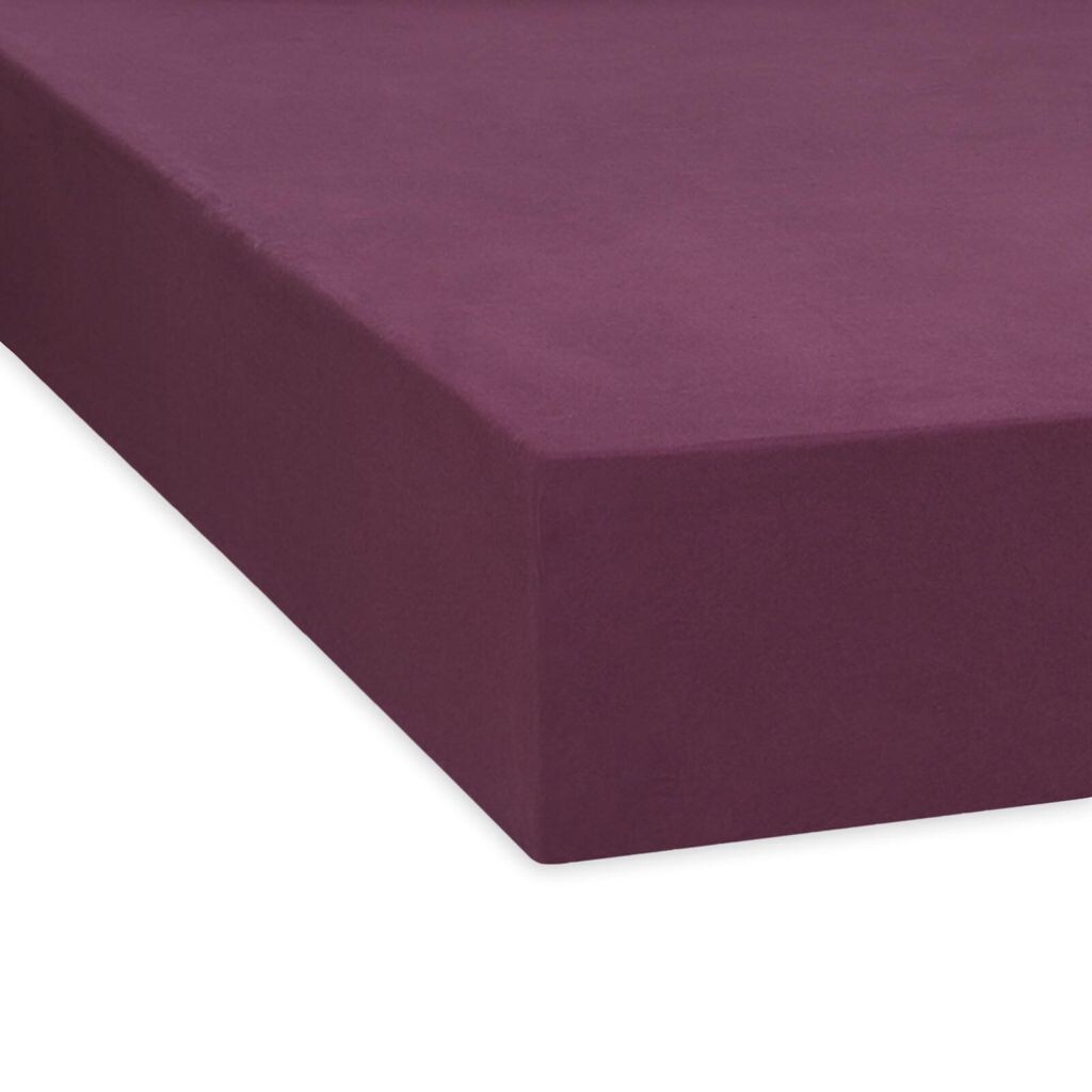 

Простыня Dream Sleep из тонкой фланели 140x200 - 160x200 см ягода Traumschlaf