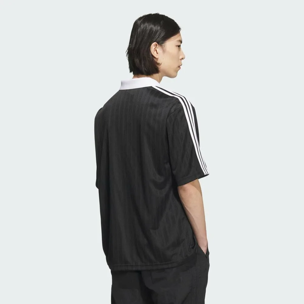 Вратарская футболка с воротником Adidas, black — фото 2