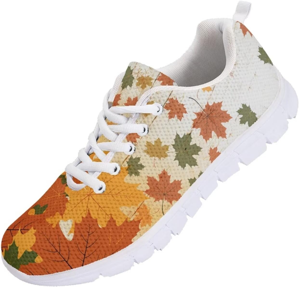 

Мужские кроссовки Funnydude Funny Print для ходьбы, удобные, дышащие, с сеткой, повседневные, Maple Leaf a