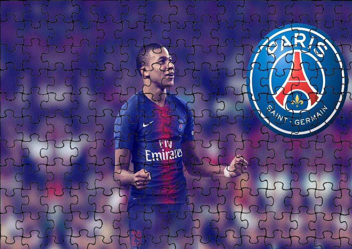 

Пазл 96 деталей: Psg Mbape + Сумка с принтом bez marki