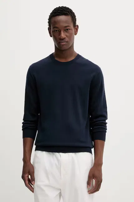 Свитер классический пуловер Calvin Klein, синий