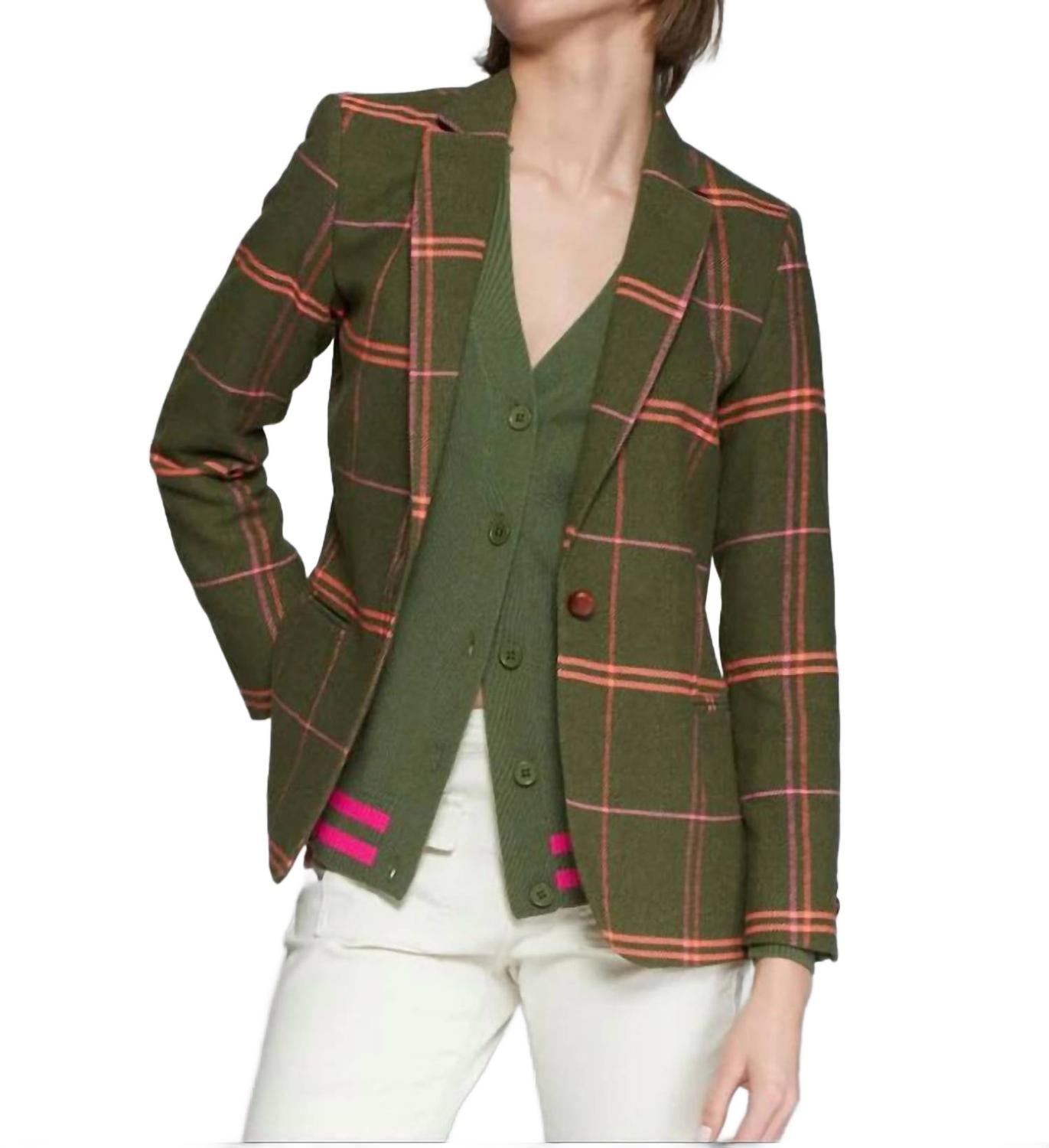 

Ханна Плед Жакет Вязаный Зеленый Vilagallo