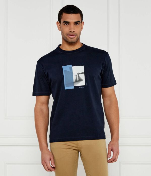 

Футболка te_barragan Regular fit Boss Orange, синий