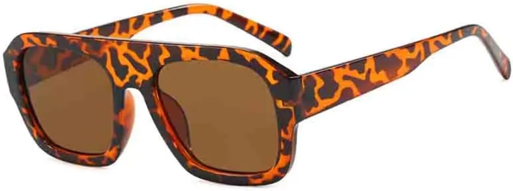 

Солнцезащитные очки с защитой UV400 | Большая оправа, леопардовый принт, стиль панк | для женщин и мужчин, для занятий спортом на открытом воздухе и вождения DSVIGF, Leopard Brown