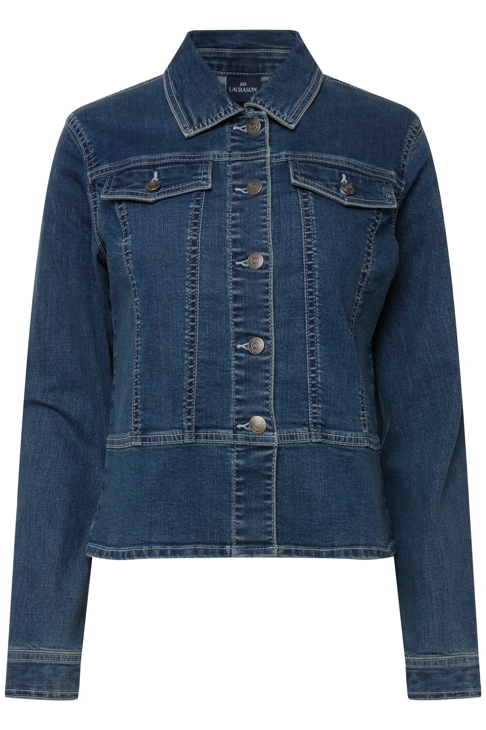 

Толстовка LAURASØN Jacke, цвет blue denim