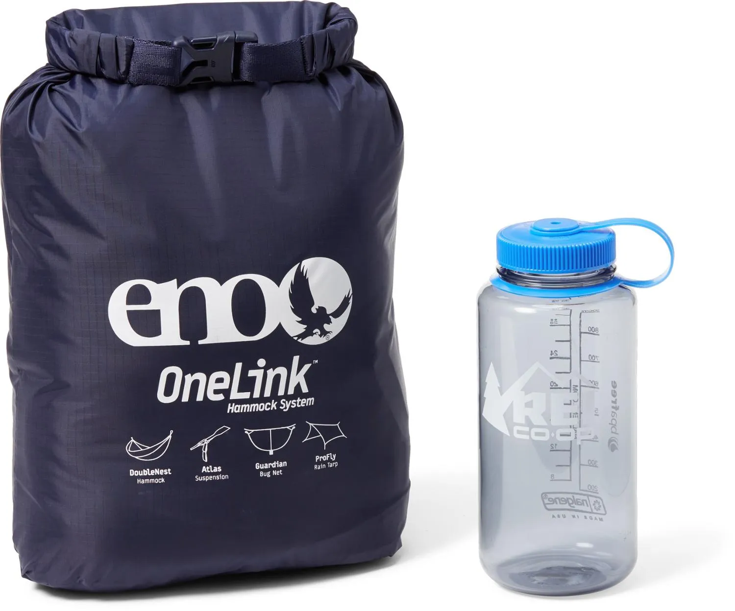 

Однокомпонентная система гамака ENO, Navy/Olive