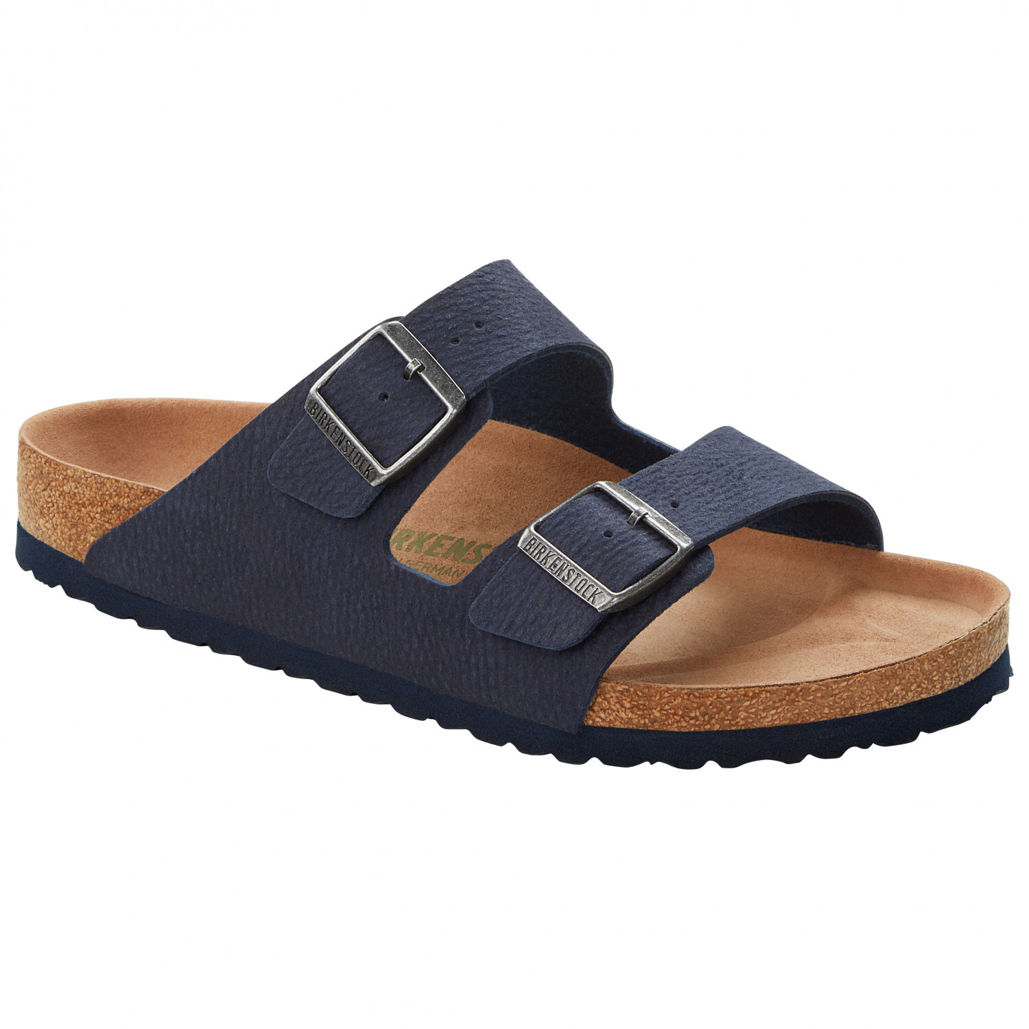 

Сандалии Birkenstock Arizona SYN Vegan, цвет Desert Dust/Indigo Blue