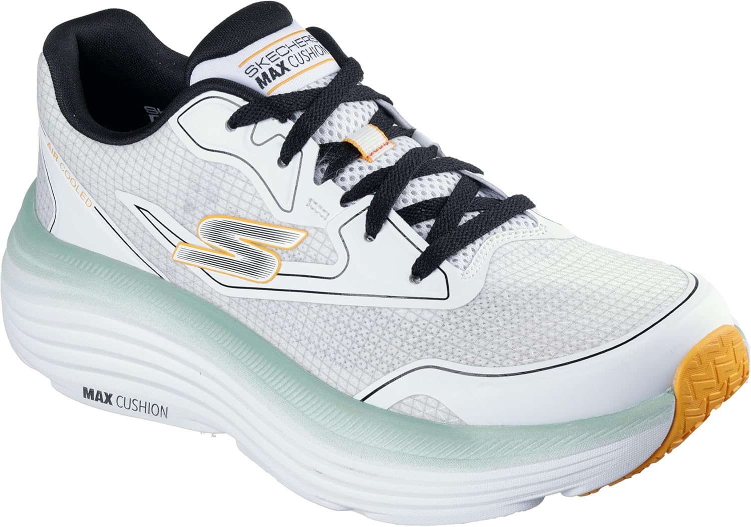 Мужские кроссовки Skechers Max Cushioning Endeavour - Space Angle, белый — фото 4