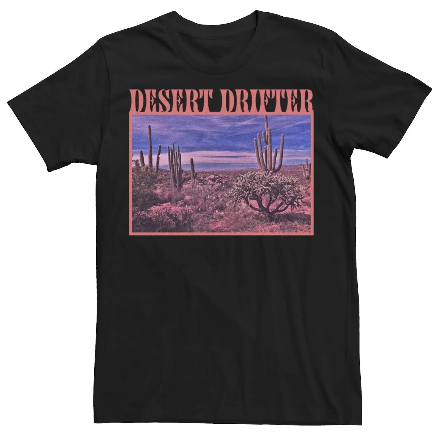 

Мужская футболка Desert Drifter Cactus Sunset Generic