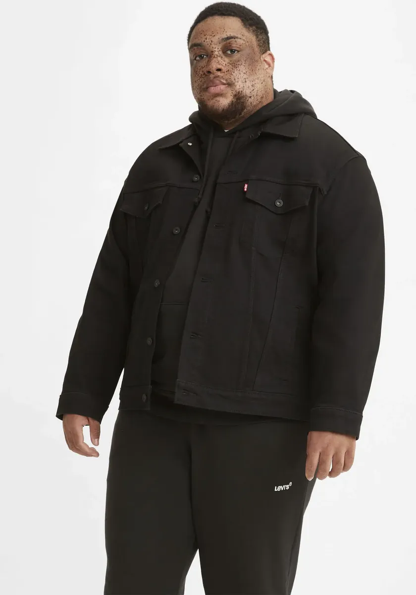 

Джинсовая куртка Levi's Plus "BIG TRUCKER", цвет Dark Horse Trucker