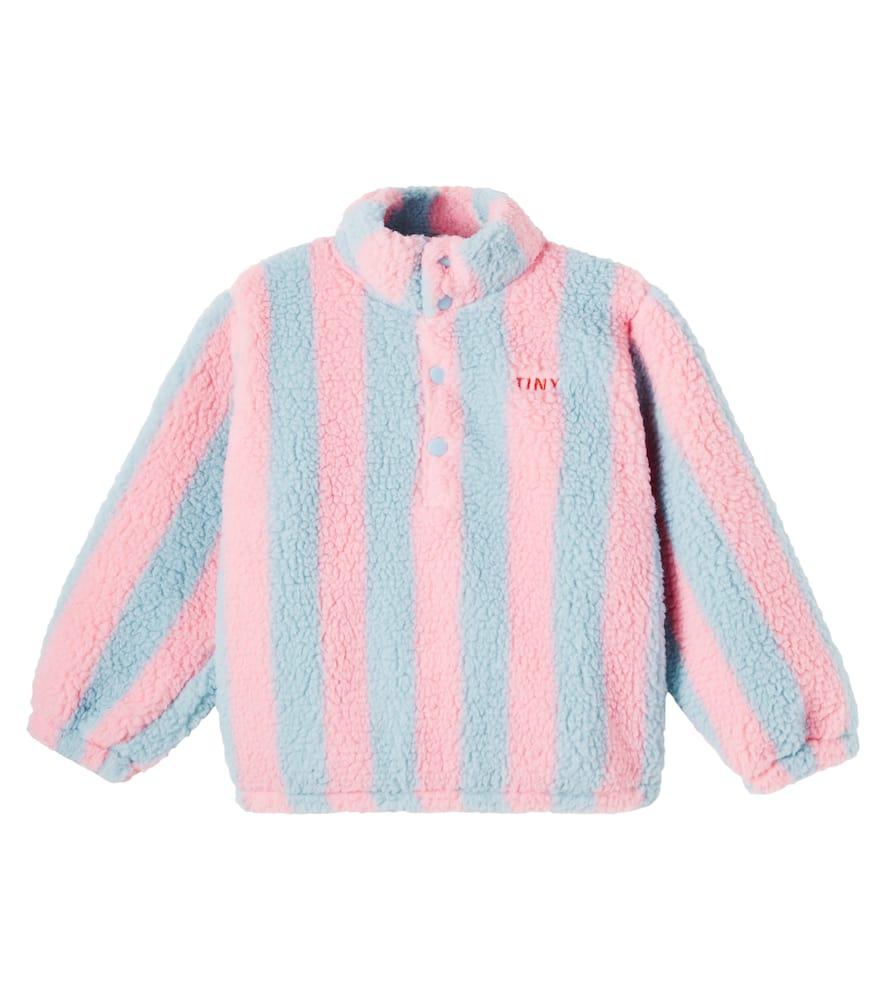 

Полосатый свитшот из искусственной овчины Tinycottons, Stripes
