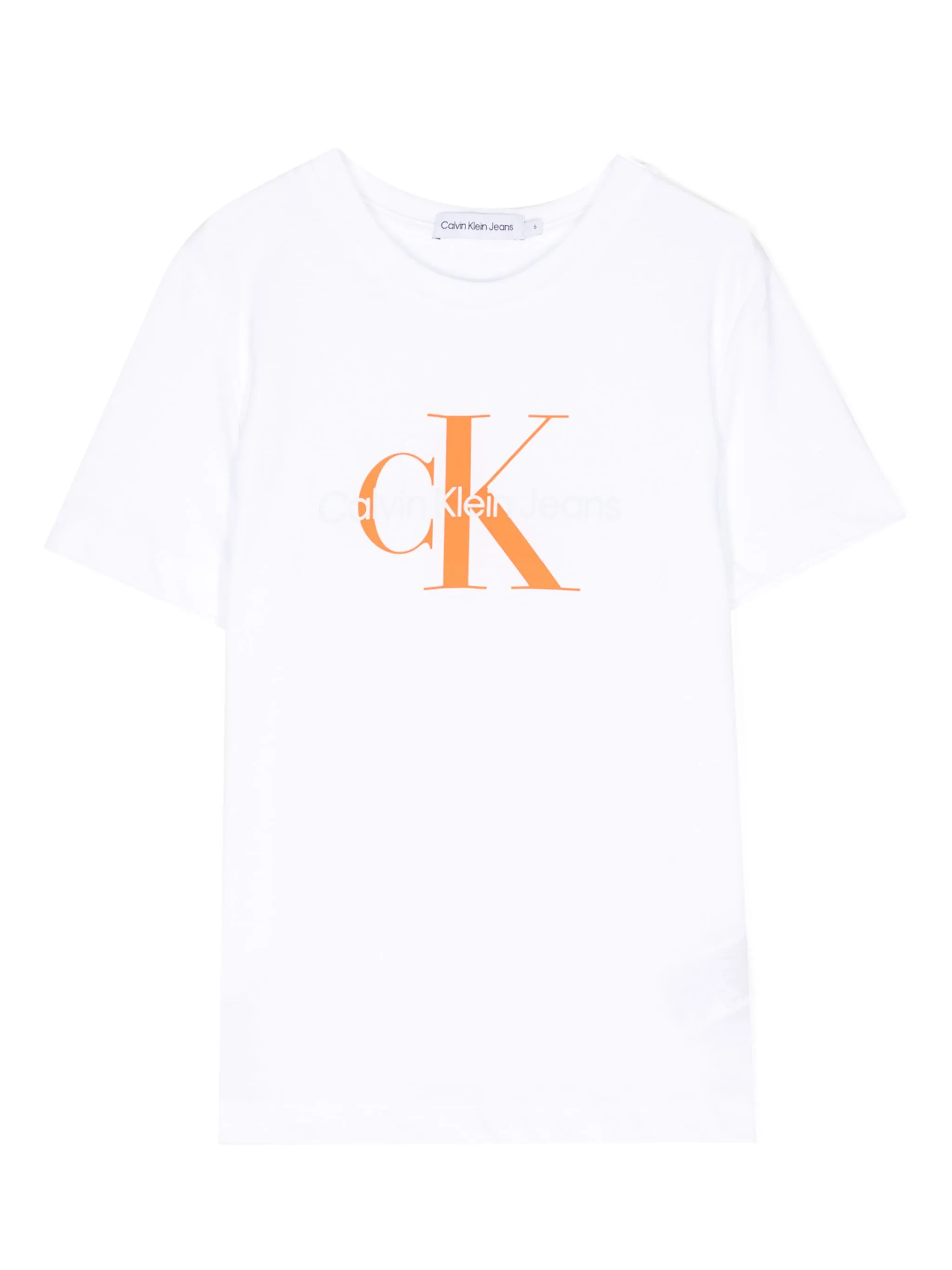 

Футболка с логотипом Calvin Klein Kids, белый