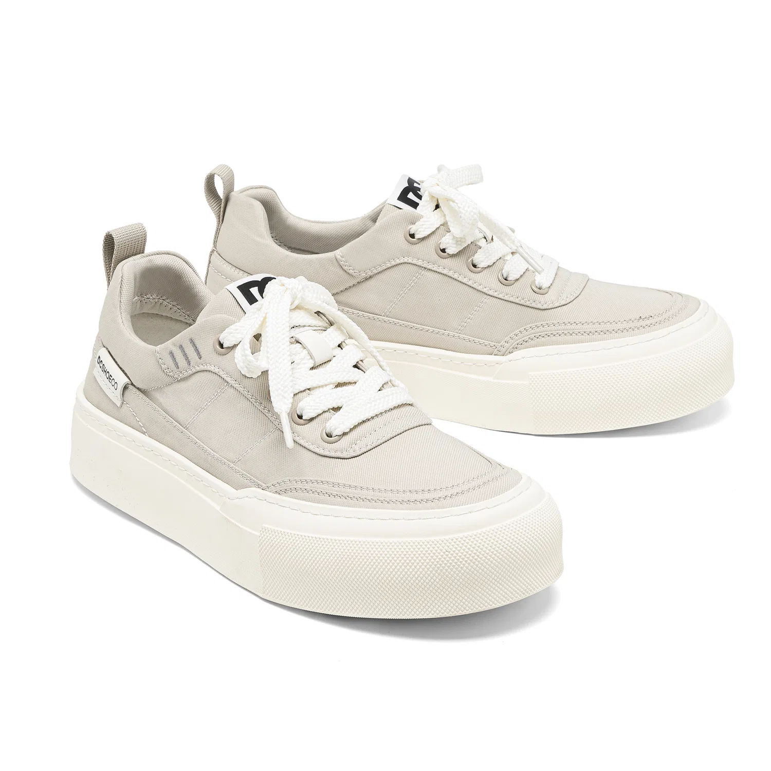 Кроссовки низкие Haven DCSHOES бежево-серые — фото 4