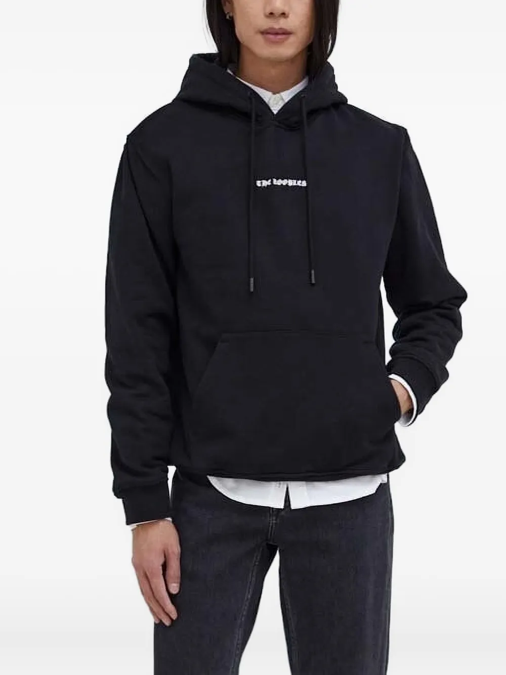 

Худи с вышитым логотипом The Kooples, черный