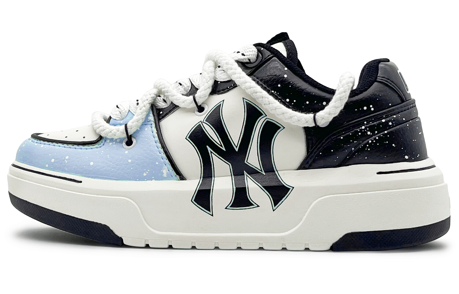 

Кроссовки для скейтбординга Chunky Liner унисекс с низким верхом, черного, белого, фиолетового цвета Mlb, Черный, Кроссовки для скейтбординга Chunky Liner унисекс с низким верхом, черного, белого, фиолетового цвета Mlb