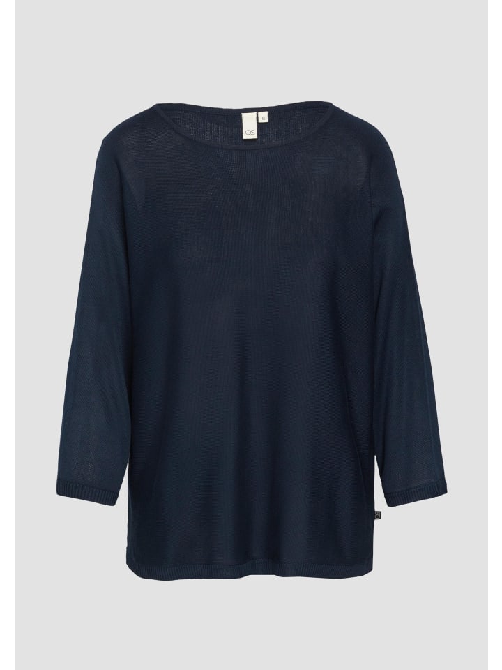 

Вязаный свитер цвета 5872_глубокий синий QS