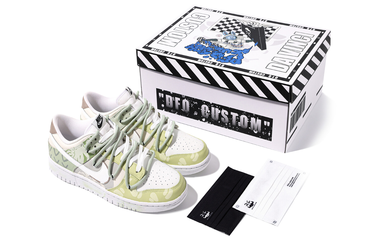 

Мужские кроссовки для скейтбординга Nike Dunk, Light Green