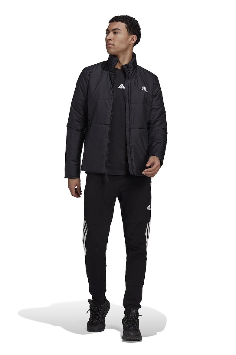 

Зимняя куртка на молнии и светоотражающими деталями Adidas Sportswear, черный
