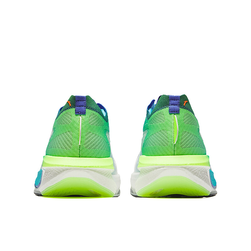 Кроссовки для бега Mach 4 Generation PRO для мужчин с низким верхом Paper Elizabeth/Sunny Sky Blue/Fluescent Digital Green Anta — фото 4