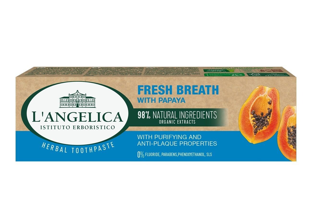 

L’Angelica Świeży Oddech z Papają Зубная паста, 75 ml