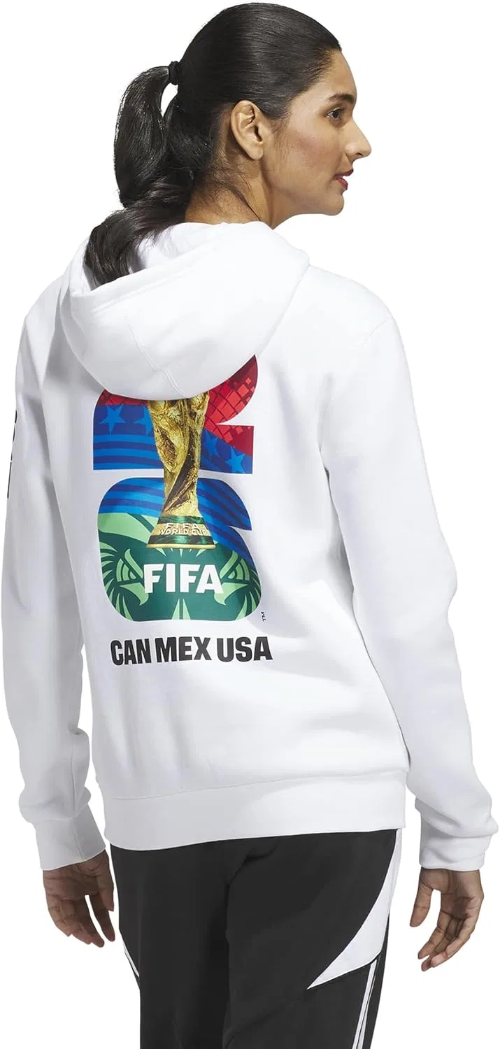 Худи женское adidas FIFA World Cup 26, White — фото 3