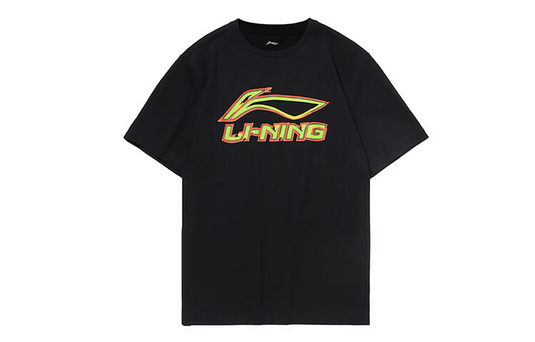 

Футболка мужская черная Lining, черный