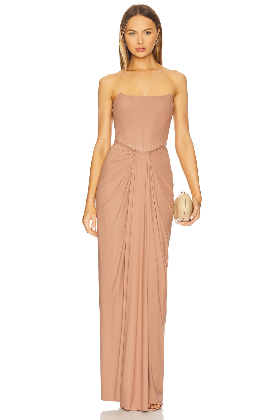 

X revolve жемчужное платье Deme By Gabriella, brown